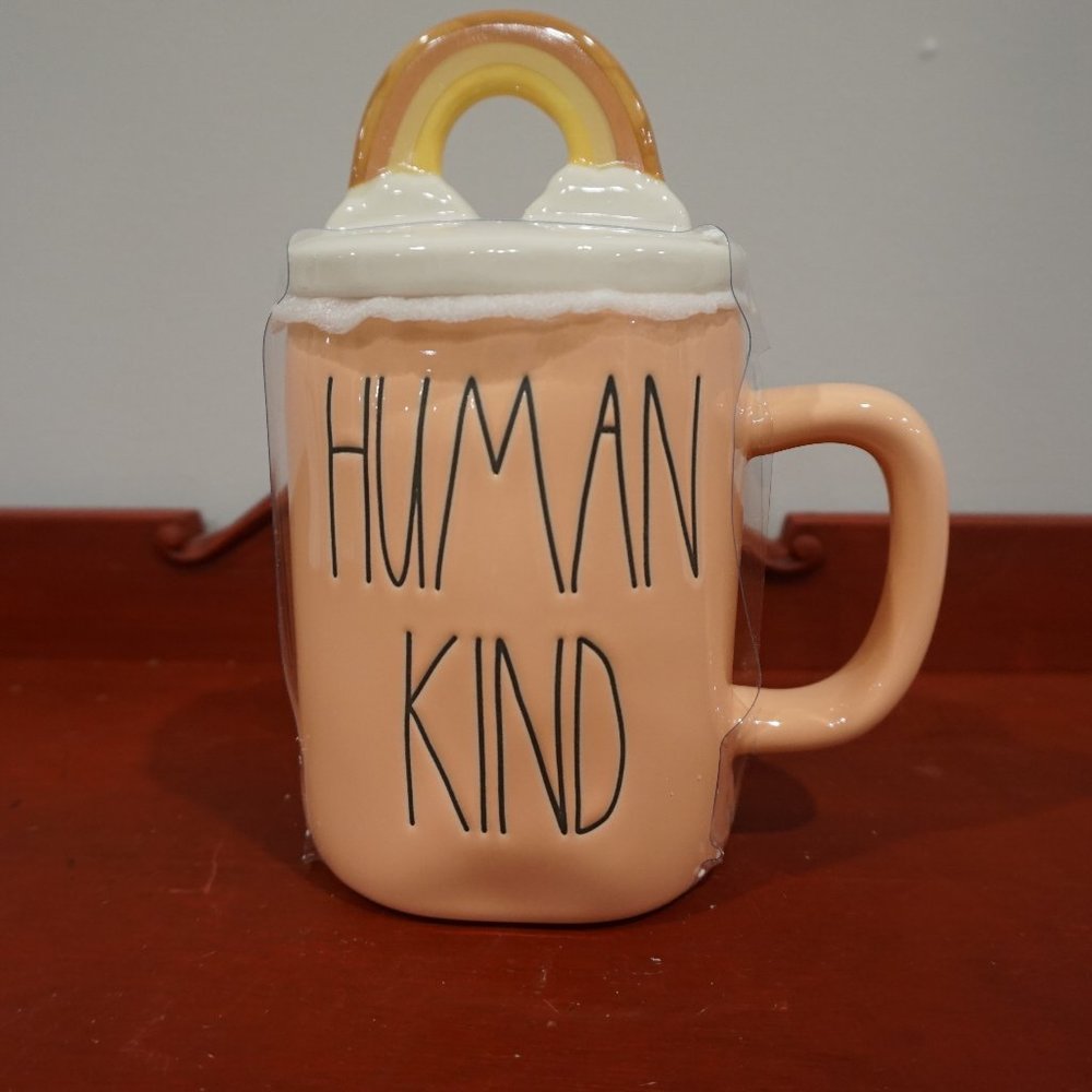 Rae Dunn Human Kind Figural Mug